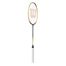 Wilson Badmintonschläger Fierce 570 (grifflastig) schwarz/gelb - besaitet -